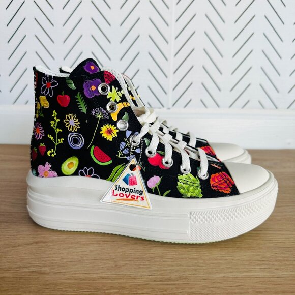 Converse Chuck Taylor All Star Move Fruits Floral 7 Womens Shoes Sneaker A06064C - Picture 11 of 14